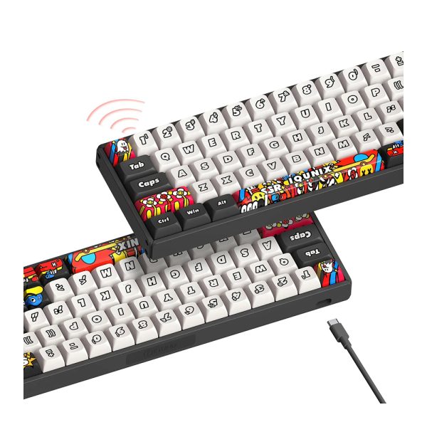 Iqunix F65 Graffiti Diary 65 Rgb Kablosuz Hotswap Mekanik Gaming Klavye 7