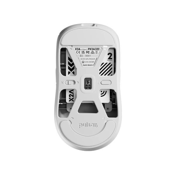 Pulsar X2a V3 Xs 1 Sensor Beyaz Kablosuz Size 2 Medium Cift El Simetrik Gaming Mouse Px2a322 4