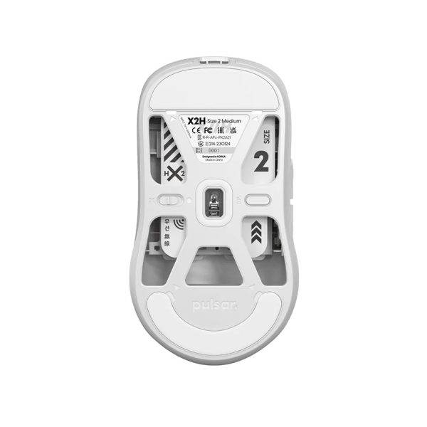 Pulsar X2h Beyaz Kablosuz Size 2 Medium Gaming Mouse Px2h22 4