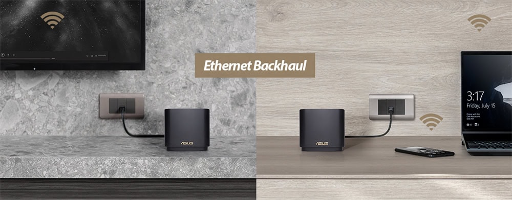 ASUS ZenWiFi XD5 Mesh Sistemi (Beyaz, İkili Paket) H8