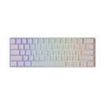 AKKO MONSGEEK FUN60 Max Shine-Through White Hall Effect Manyetik Switch 8K Hz ARGB Kablosuz Hotswap Gaming Klavye