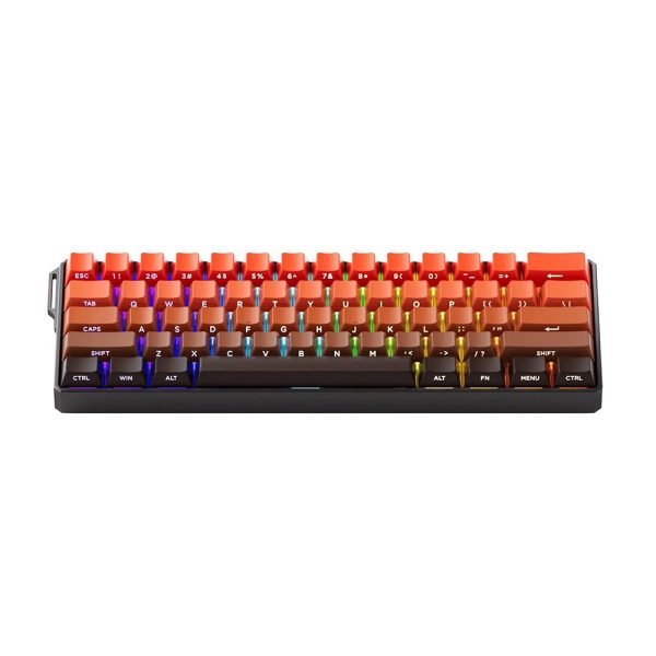 Akko Monsgeek Fun60 Ultra Shine Through Blaze Gradient Hall Effect Manyetik Switch Argb Hotswap Mekanik Gaming Klavye 2