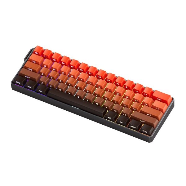 Akko Monsgeek Fun60 Ultra Shine Through Blaze Gradient Hall Effect Manyetik Switch Argb Hotswap Mekanik Gaming Klavye 3