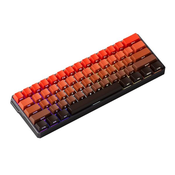Akko Monsgeek Fun60 Ultra Shine Through Blaze Gradient Hall Effect Manyetik Switch Argb Hotswap Mekanik Gaming Klavye 4