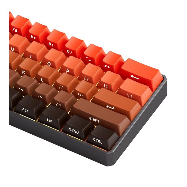 Akko Monsgeek Fun60 Ultra Shine Through Blaze Gradient Hall Effect Manyetik Switch Argb Hotswap Mekanik Gaming Klavye 5