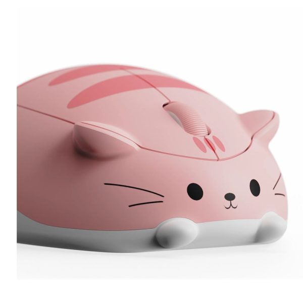 Akko X Waigua Cat Pink Angie Kablosuz Simetrik Mouse 2