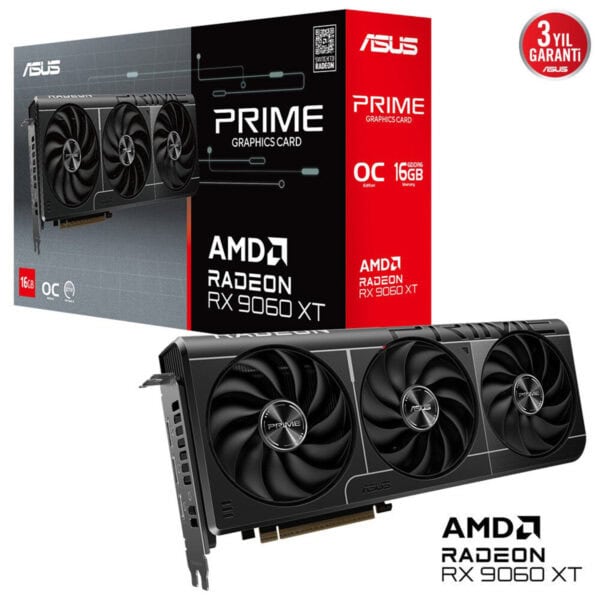Asus Prime Radeon Rx 9060 Xt Oc 16gb Gddr6 128 Bit Ekran Karti 2