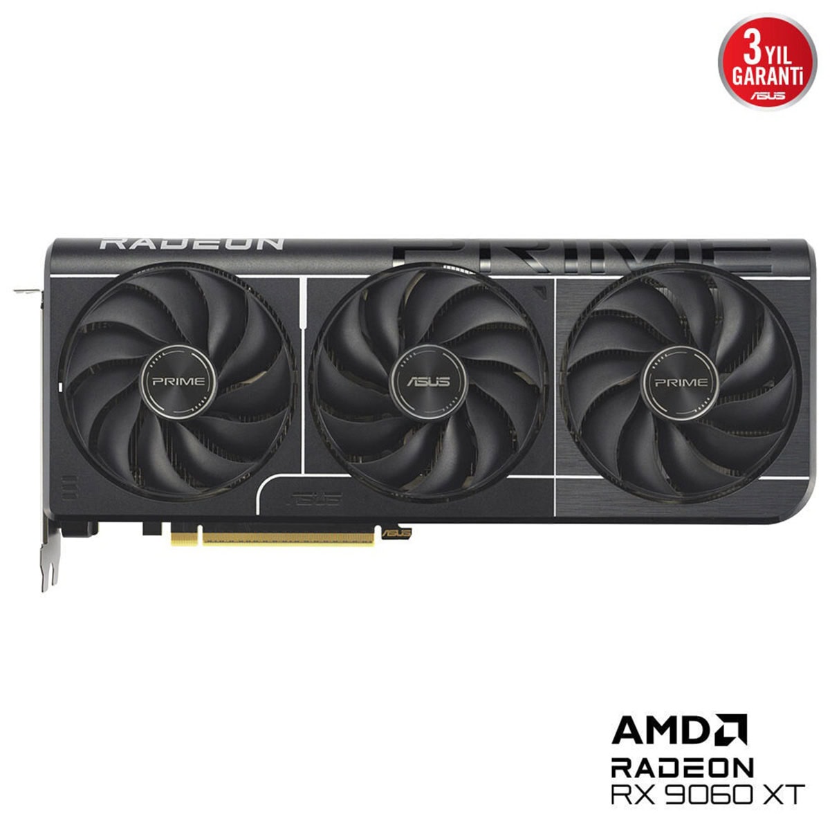 ASUS PRIME RX 9060 XT OC 16GB Ekran Kartı - Gaming.Gen.TR