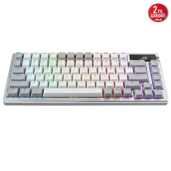 Asus Rog Azoth 75 Nx Snow Switch Rgb Kablosuz Hotswap Ingilizce Beyaz Mekanik Gaming Klavye 4