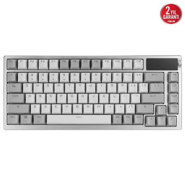 Asus Rog Azoth 75 Nx Snow Switch Rgb Kablosuz Hotswap Ingilizce Beyaz Mekanik Gaming Klavye 6