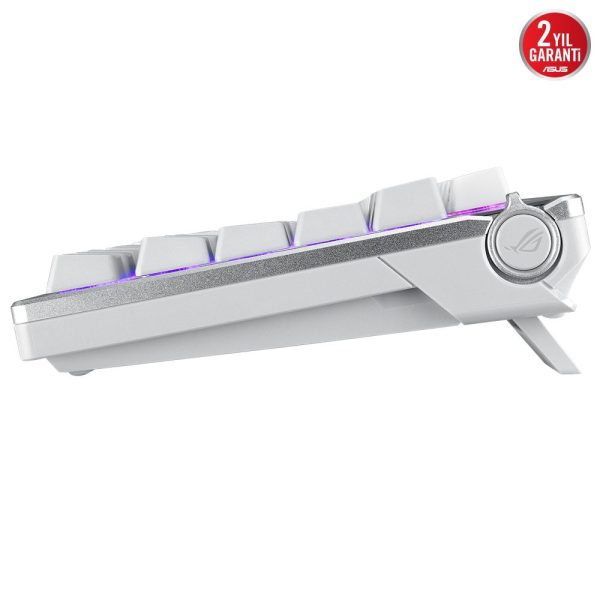 Asus Rog Azoth 75 Nx Snow Switch Rgb Kablosuz Hotswap Ingilizce Beyaz Mekanik Gaming Klavye 8