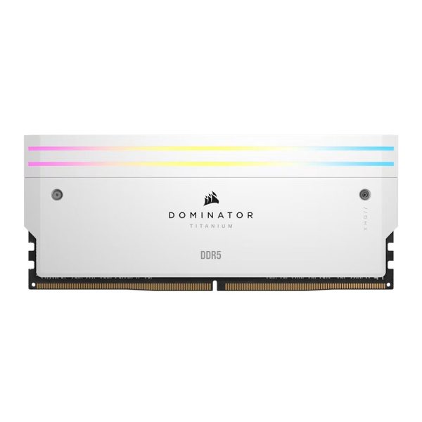 Corsair Dominator Titanium Rgb 96gb 2x48gb 6400mhz Cl32 Intel Xmp 3 0 Ddr5 Beyaz Ram Cmp96gx5m2b6400c32w 3