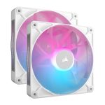 Corsair iCUE LINK RX140 RGB 140mm 2'li Beyaz Kasa Fanı (CO-9051024-WW)