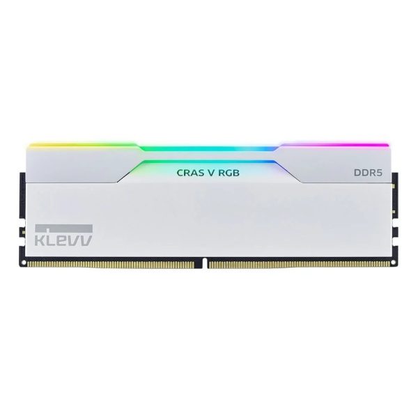 Klevv Cras V Rgb 32gb 2x16gb 6000mhz Cl30 Intel Xmp 3 0 Amd Expo Ddr5 Heatsink Brilliant White Ram Kd5agua80 60a300j 2 Yil Birebir Degisim Garantili 2