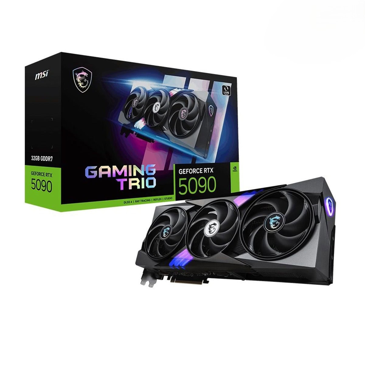 Msi Geforce Rtx 5090 32g Gaming Trio 32gb Gddr7 512 Bit Dlss 4 Ekran Karti Control Resonant Hediyeli 1