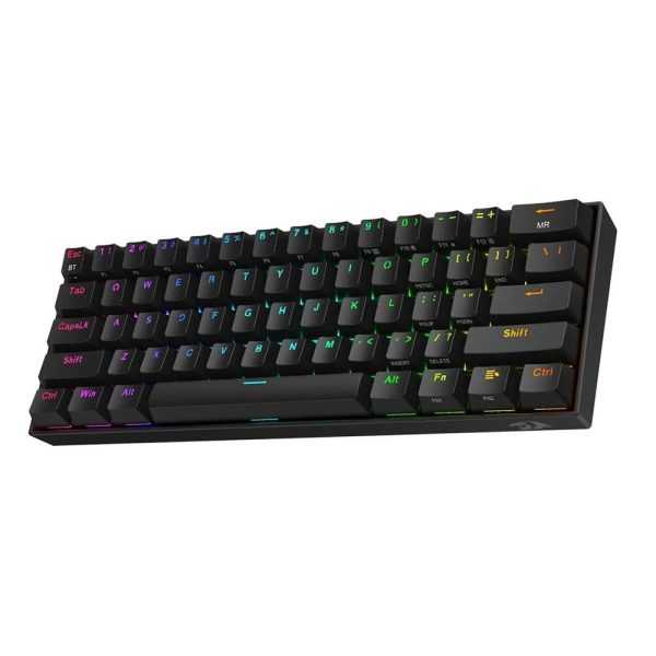 Redragon K530 Pro Draconic 60 Brown Switch Rgb Kablosuz Hotswap Turkce Siyah Mekanik Gaming Klavye 3