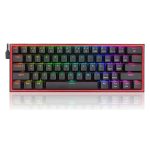 Redragon K617 FIZZ %60 Red Switch RGB Hotswap Türkçe Siyah Mekanik Gaming Klavye