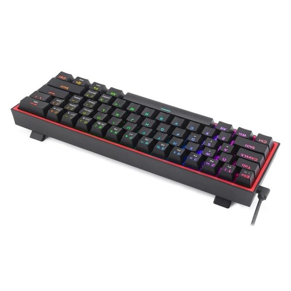 Redragon K617 Fizz 60 Red Switch Rgb Hotswap Turkce Siyah Mekanik Gaming Klavye 4