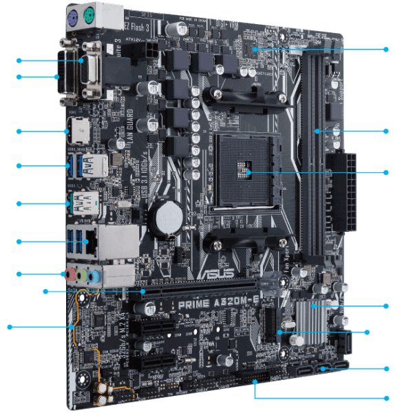 ASUS PRIME A320M-E Anakart a2