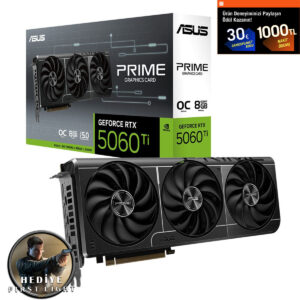 Asus Prime Geforce Rtx 5060 Ti Oc 8gb Gddr7 128 Bit Dlss 4 Ekran Kartı 007 First Light Hediyeli 1