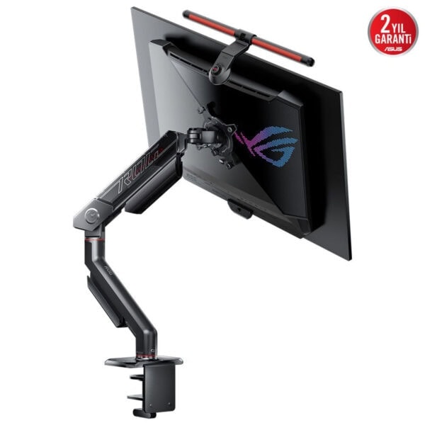 Yüksek çözünürlüklü ASUS ROG Swift monitör ve oyun tutkunları için optimize edilen ergonomik montajlı ekran, dahili RGB aydınlatmalı tasarım, yüksek performans ve dayanıklılık.