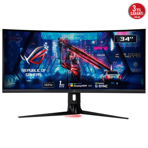 Asus Rog Strix Xg349c 34 Inc 180hz 1ms Wqhd Adaptive Sync Fast Ips Kavisli Gaming Monitor 2