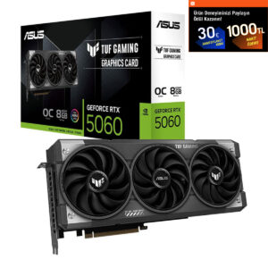 Asus Tuf Gaming Geforce Rtx 5060 Oc 8gb Gddr7 128 Bit Dlss 4 Ekran Kartı 1