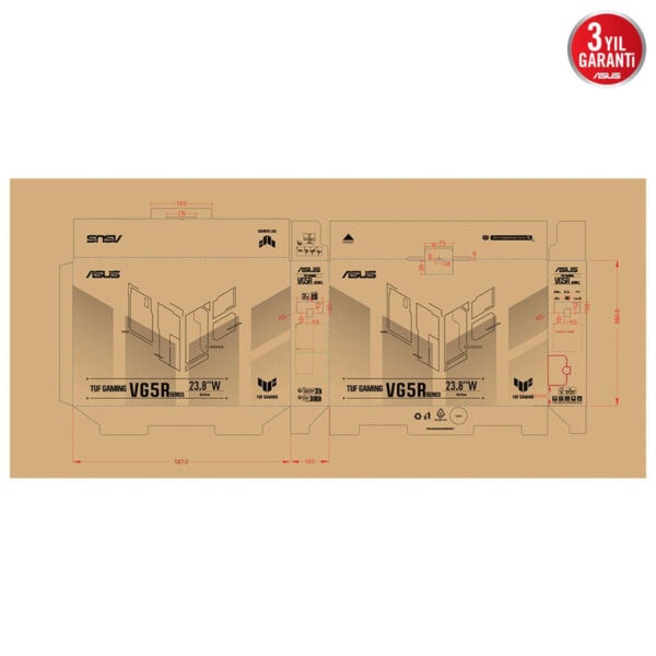 Asus Tuf Gaming Vg249q5r 23.8 Inç 200hz 0.3ms Full Hd Adaptive Sync Fast Ips Gaming Monitör 8