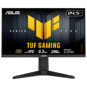 Asus Tuf Gaming Vg259ql5a 24 5 Inc 200hz 0 3ms Full Hd Adaptive Sync Fast Ips Pivot Gaming Monitor 1