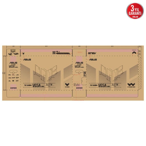 Asus Tuf Gaming Vg259qm5a 24.5 Inç 240hz 0.3ms Full Hd Adaptive Sync Fast Ips Gaming Monitör 9
