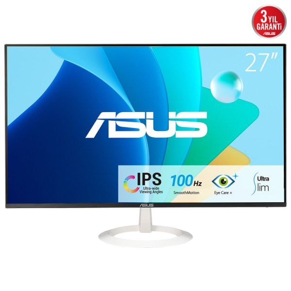 Asus Vz27ehf W 27 Inc 100hz 1ms Full Hd Adaptive Sync Ips Beyaz Monitor 2
