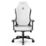 Cybeart Apex Series - Arctic White PU Deri Bel Destekli 4D Hafızalı Yastık Oyuncu Koltuğu - 5 Yıl Garanti