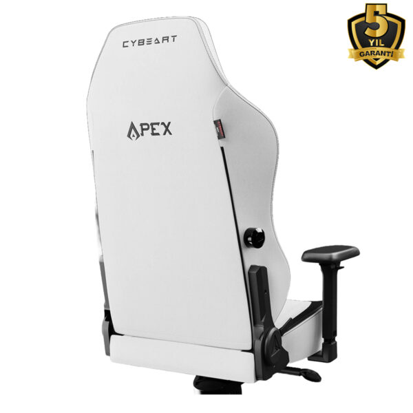 Cybeart Apex Series Arctic White Pu Deri Bel Destekli 4d Hafizali Yastik Oyuncu Koltugu Y3