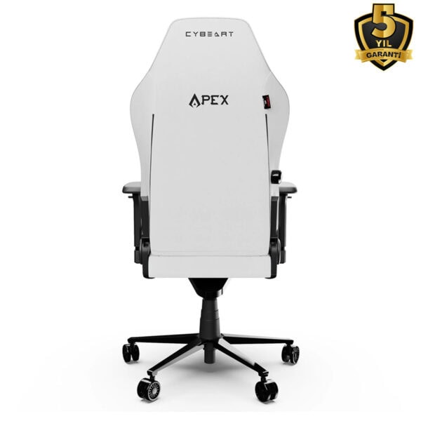 Cybeart Apex Series Arctic White Pu Deri Bel Destekli 4d Hafizali Yastik Oyuncu Koltugu Y4