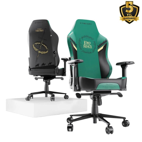 Cybeart Lord Of The Rings Series Pu Deri Bel Destekli 4d Hafizali Yastik Oyuncu Koltugu 5 Yil Garanti 5