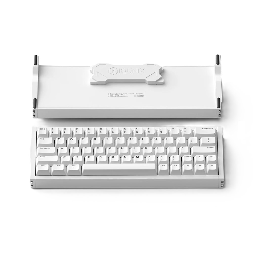 IQUNIX EZ63 White Hall Effect Magnetic Jade Pro Manyetik Switch 8K