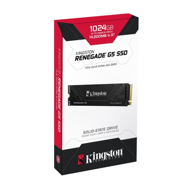 Kingston Renegade G5 1tb Nvme Pcie Gen5 X4 Okuma 14200mb Yazma 11000mb M 2 Ssd Srng2s 1t0 5