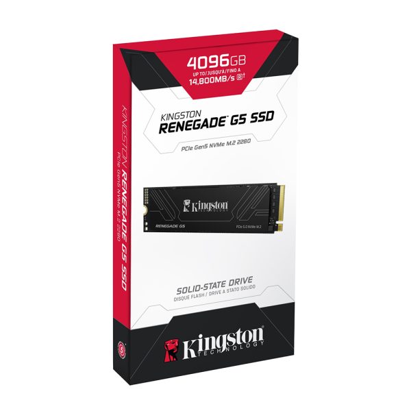 Kingston Renegade G5 4tb Nvme Pcie Gen5 X4 Okuma 14800mb Yazma 14000mb M 2 Ssd Srng2s 4t0 5