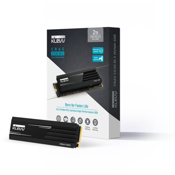 Klevv Cras C930 2tb Nvme Pcie Gen4 X4 Okuma 7400mb Yazma 6800mb Ps5 Uyumlu Sogutuculu M 2 Ssd K02tbm2sp0 C93 2 Yil Birebir Degisim Garantili 5