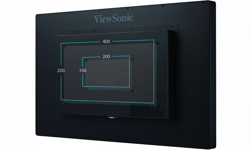 Her yere, her yönde montaja uygun VESA tasarımı