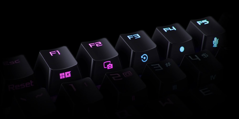 ASUS ROG Strix Scope II 96 NX Snow Switch Beyaz Mekanik Gaming Klavye H16