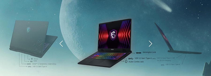 MSI CROSSHAIR 17 HX D14VGKG-075TR Gaming Laptop h19