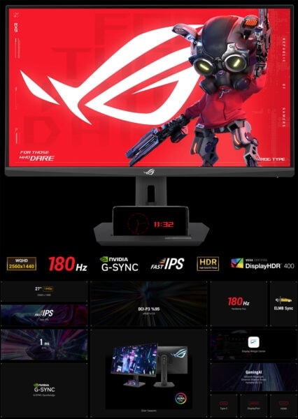 ASUS ROG Strix XG27ACG Gaming Monitör h2