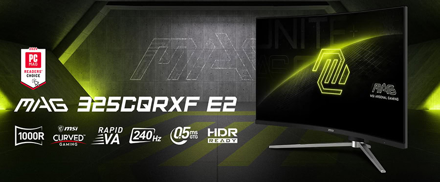 MSI MAG 325CQRXF E2 Gaming Monitör h2