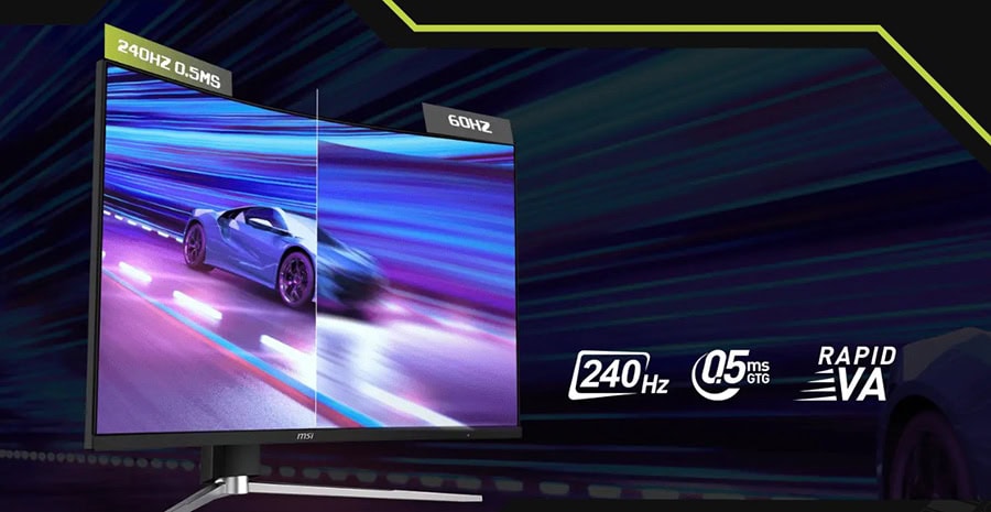 MSI MAG 325CQRXF E2 Gaming Monitör h6