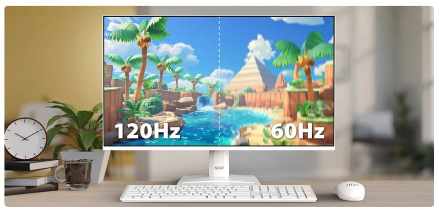 MSI PRO MP251W E2 24.5 inç 120Hz 1ms Full HD Adaptive Sync IPS Beyaz Monitör H8