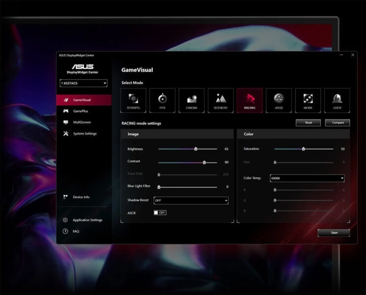 ASUS ROG Strix XG27ACG Gaming Monitör h10
