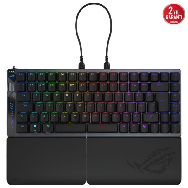 Asus Rog Falcata Hfx V2 Manyetik Switch 8k Hz Hall Effect Rgb Kablosuz Hotswap Türkçe Mekanik Gaming Klavye 2
