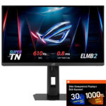 ASUS ROG Strix ACE XG248QSG 24.1 inç 610Hz 0.1ms Full HD Adaptive Sync Super TN eSports Gaming Monitör