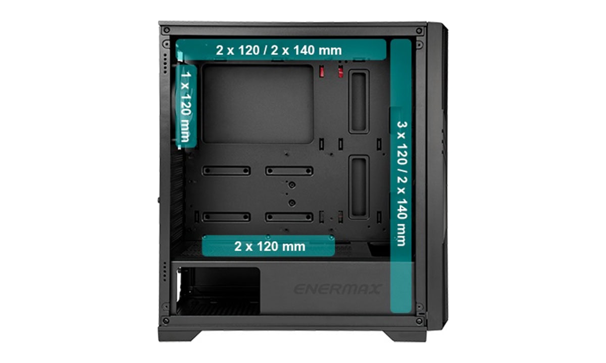 360mm AIO veya 8 Fana Kadar Uyumlu